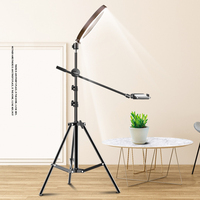 26CM fotografia Led wideo lampa pierścieniowa koło wypełnienie oświetlenie zdjęcie z kamery Studio telefon lampa do Selfie z stojak trójnóg ramię wysięgnika 3